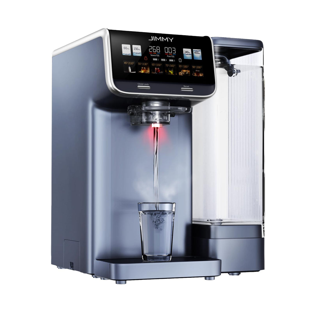 JIMMY M9 Pro Osmoseanlage: Umkehrosmose Wasserfilter für Trinkwasser, 7-stufige Filterung & Minerali