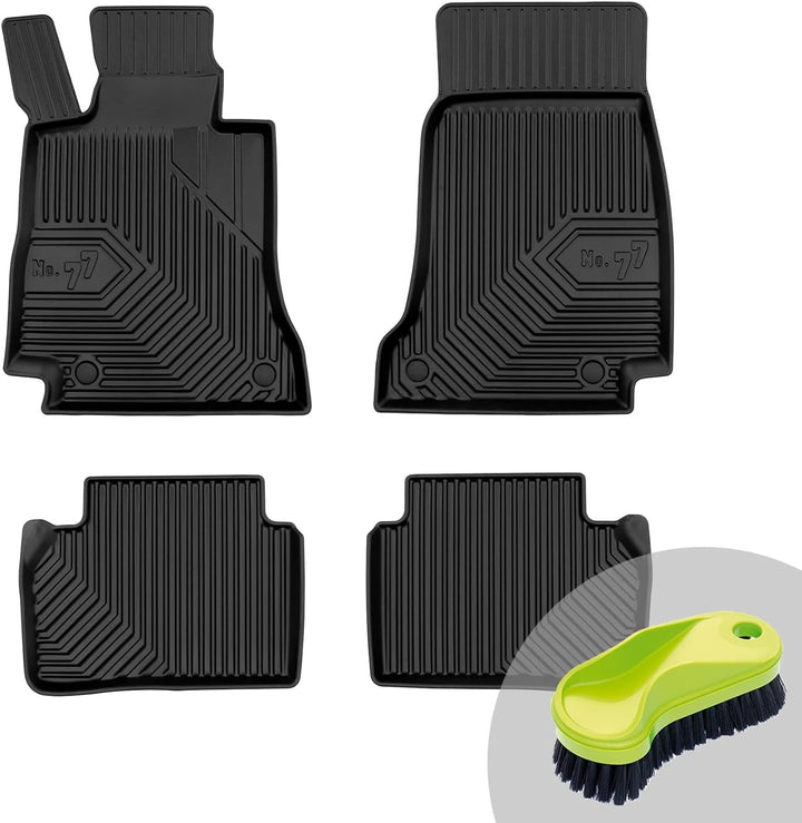 FROGUM No.77 Gummimatten Ganzjahresset von Auto Fussmatten Autofussmatten für Mercedes-Benz E-Klasse