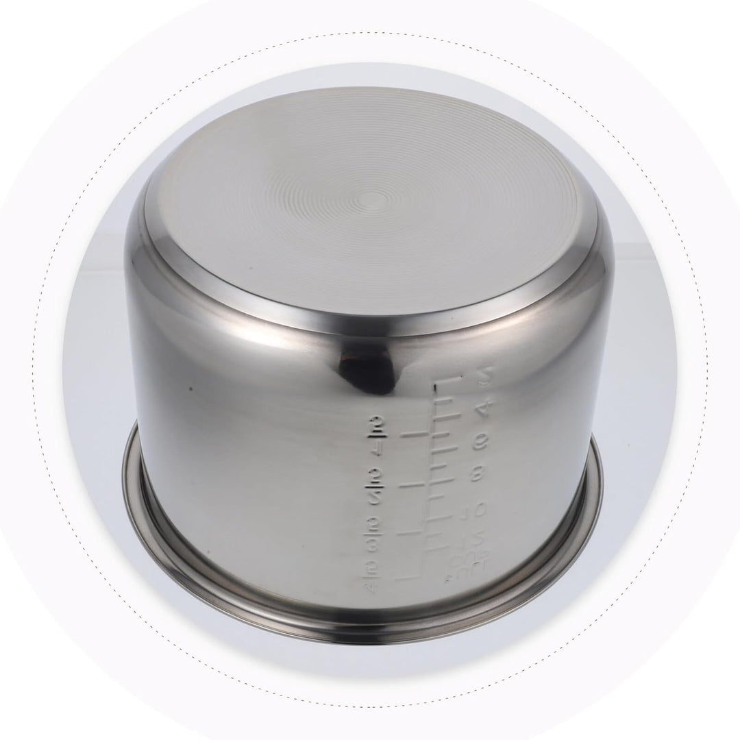 BESTonZON Auskleidung für Reiskocher Kochtopf Innentopf reiskocher innentopf 6l Kochgeschirr aus Ede