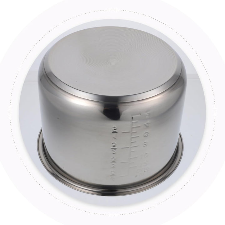 BESTonZON Auskleidung für Reiskocher Kochtopf Innentopf reiskocher innentopf 6l Kochgeschirr aus Ede