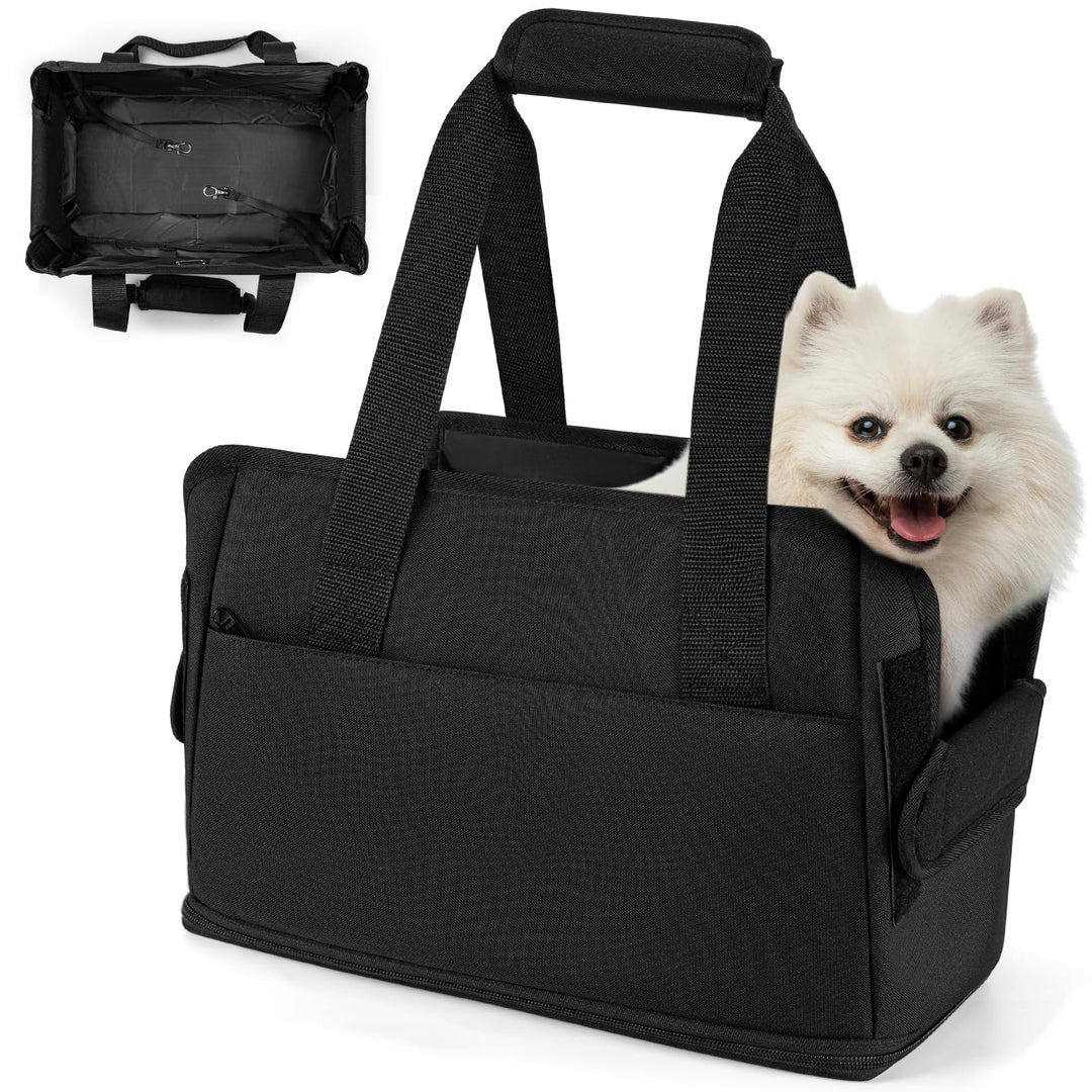 Tragetasche für kleine Hunde Kaninchen Katze Transporttasche Katze Reisetasche Faltbar Hundetasche f