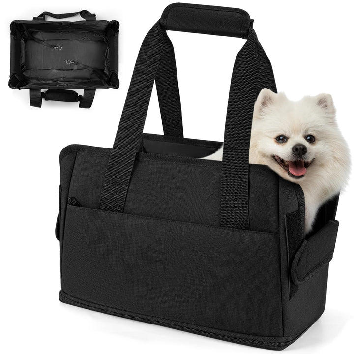 Tragetasche für kleine Hunde Kaninchen Katze Transporttasche Katze Reisetasche Faltbar Hundetasche f