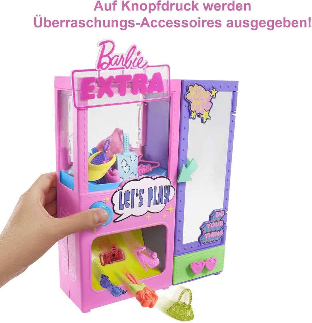 Barbie HFG75 - Barbie Extra Mode Spielset mit 20 Teilen, einschliesslich Haustier Pudel, Schrank und