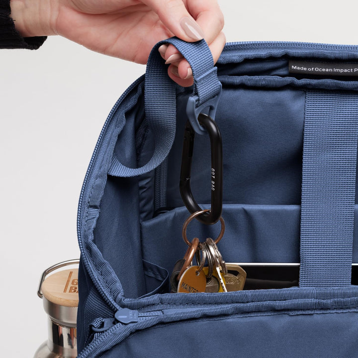 GOT BAG Rucksack PRO PACK mit 16" Laptopfach Business Rucksack Wasserabweisend viele Fächer Ocean Bl