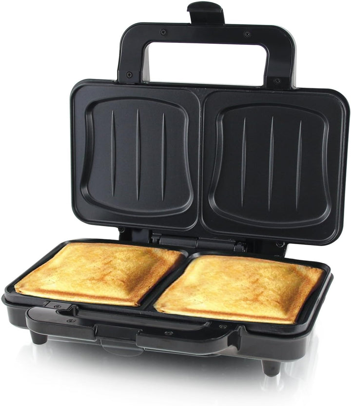 Emerio ST-109562 Sandwichtoaster, Edelstahl, Silver, XX-Large Muschelform Single, Muschelform Single