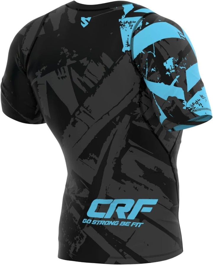 SMMASH Kompressionsshirt für Herren Kurzarm, Funktionsshirt für Sport Outdoor OCR Cross-Training Fit