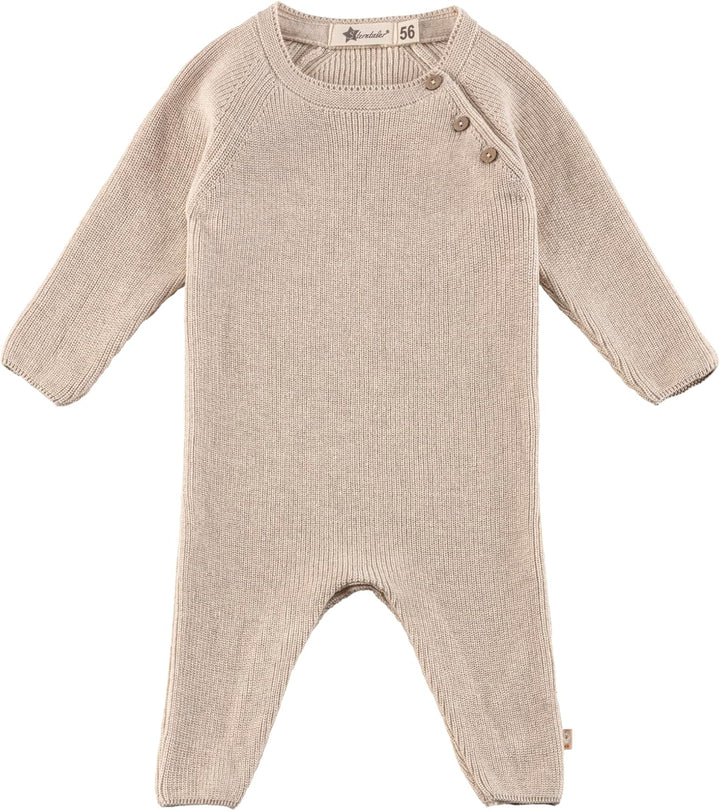 Sterntaler Overall - Unisex Einteiler aus Baumwollgarn - Baby Overall mit verdeckter Knopfleiste im