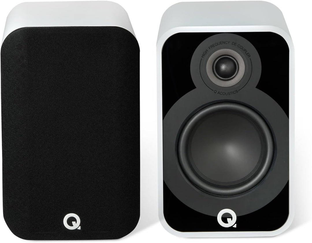 Q Acoustics 5020 Bücherregal-Lautsprecher, 12,7 cm (5 Zoll) Mittel-/Bass-Treiber, 2,5 cm Hochtöner,