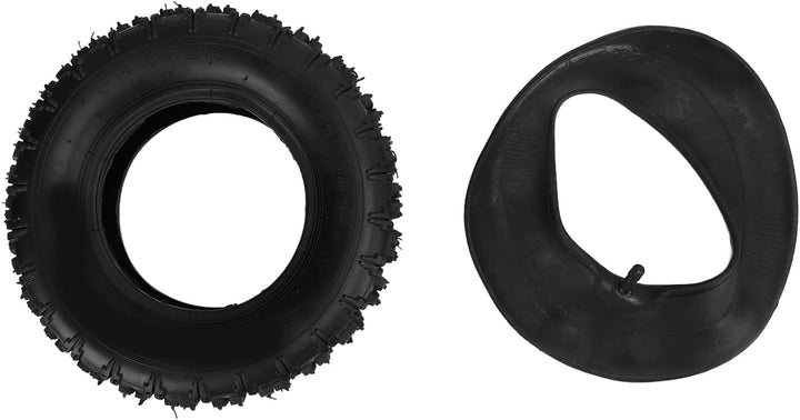 Dilwe Offroad-Reifen, 13 X 5.00-6 Gummi-Innen- und Au?enreifen mit Geradem VentilschaftElectric Bicy
