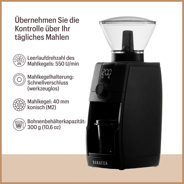 Baratza - Encore ESP Pro - Elektrische Kaffeemühle mit Stufenloser Einstellung, Antistatik-Technolog