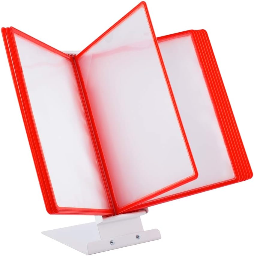 Leviatan Sichttafel Panel A4, PP 10er Packung, Rot Panel rote, Panel rote