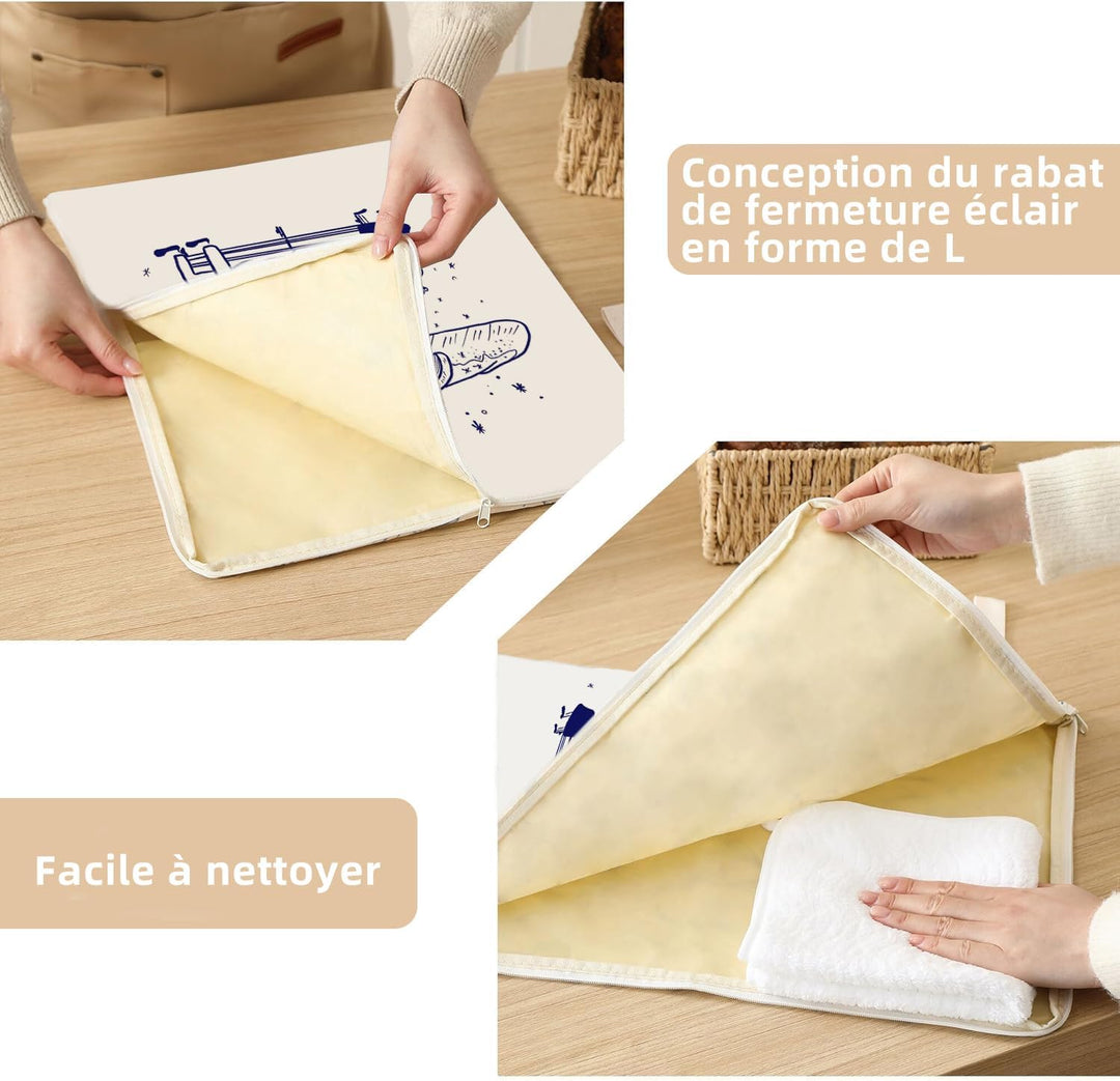 Brotbeutel，Brotbeutel aufbewahrung frischhalten,2 Pack XL，Feuchtigkeit und Verschmutzung Prssvention