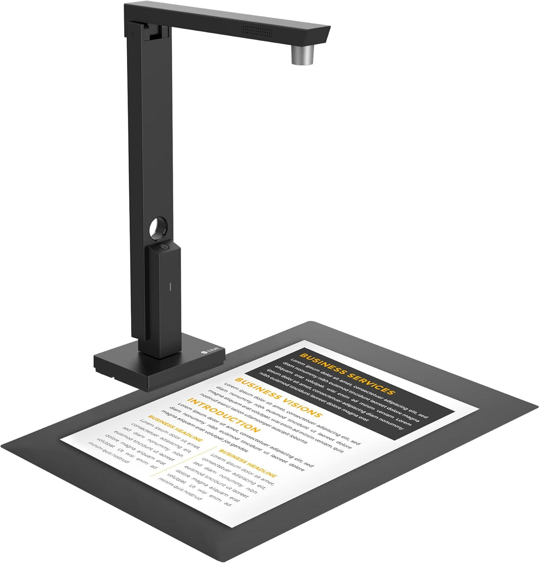 CZUR 12MP USB-Dokumentenkamera und Visualizer, A4 Dokumentenscanner tragbarer Scanner, für Lehr- und
