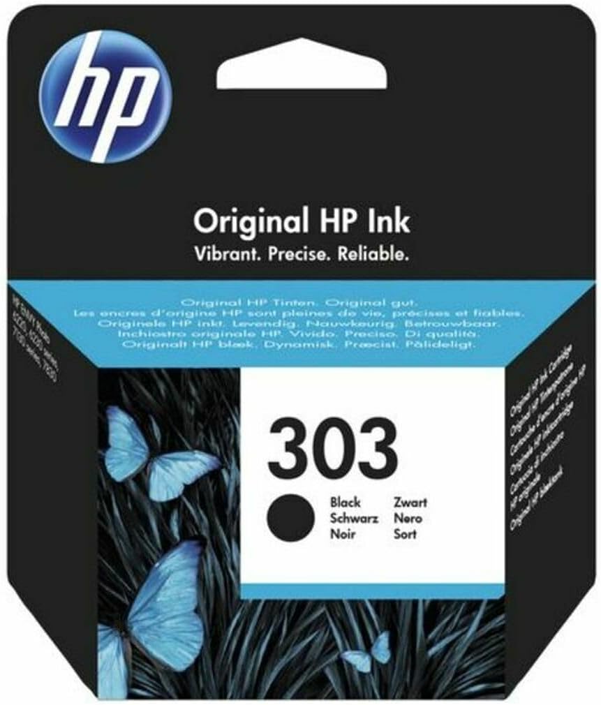 HP Inc. Ink/Original 303 Black **New Retail**, T6N02AE#301 (**New Retail**)