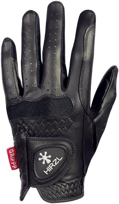 HIRZL GRIPPP Elite Driver, Unisex Reithandschuhe 6.5 Schwarz, 6.5 Schwarz
