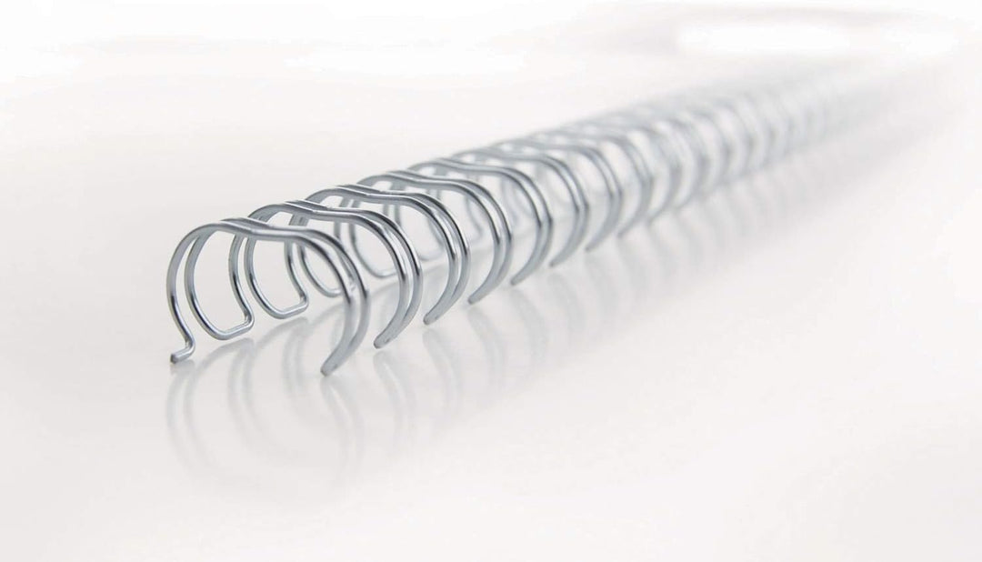 WireBind Drahtbinderücken, 100 Stück, 11mm, weiss weiss 11mm, weiss 11mm