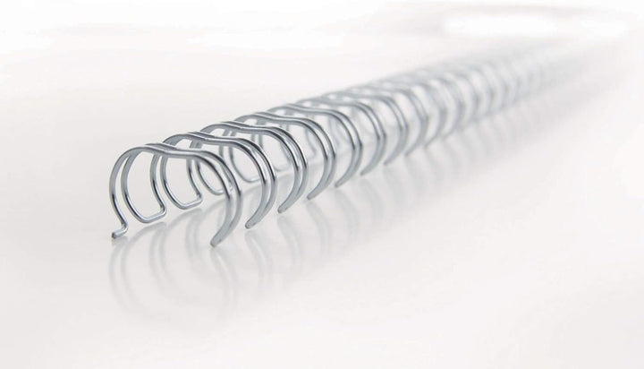 WireBind Drahtbinderücken, 100 Stück, 11mm, weiss weiss 11mm, weiss 11mm