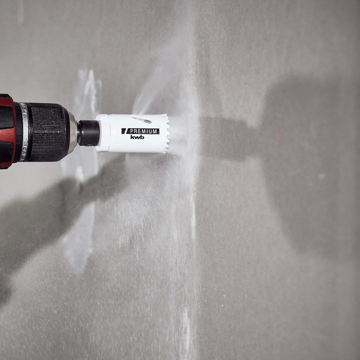 kwb HSS Bi-Metall-Lochsäge Ø 121 mm, 8% kobaltlegiert mit progressiver Vario-Zahnung und hoher Präzi