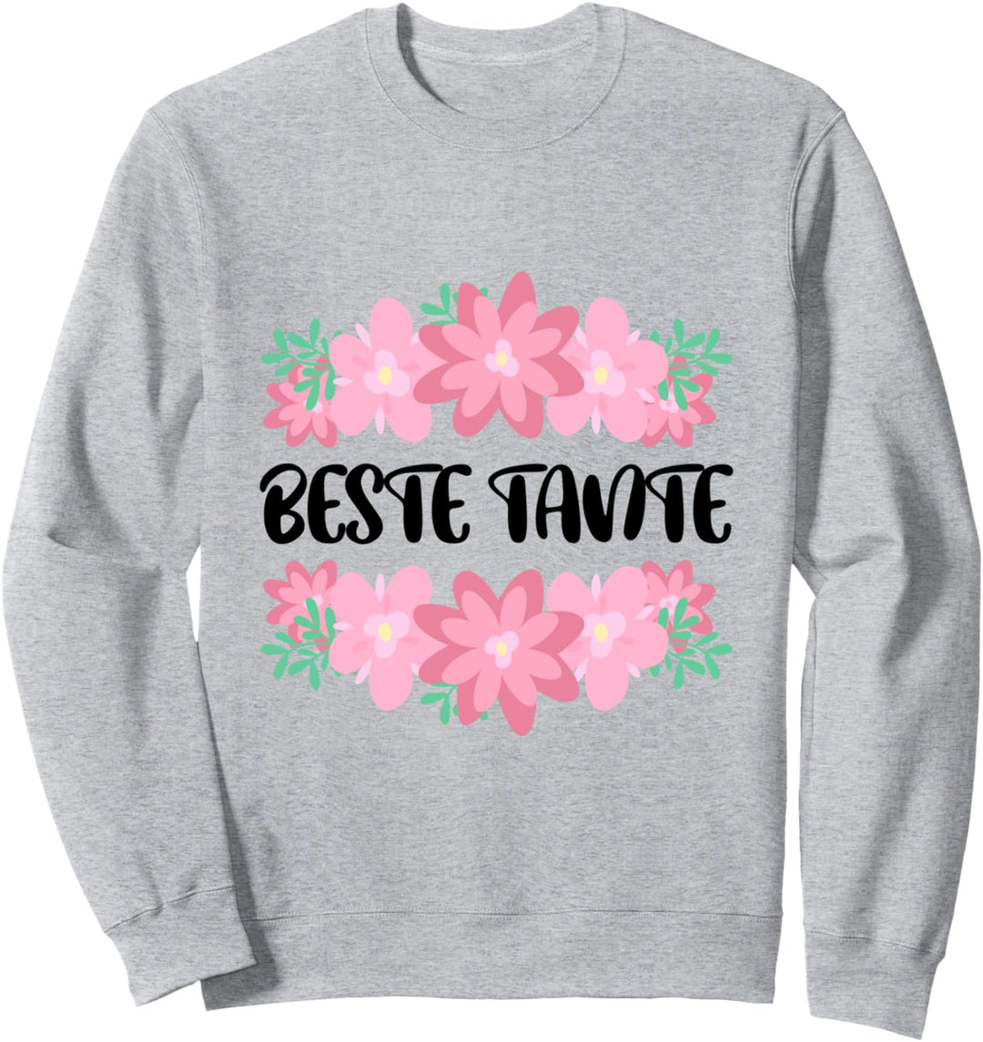 Beste Tante Spruch Grafik Sweatshirt