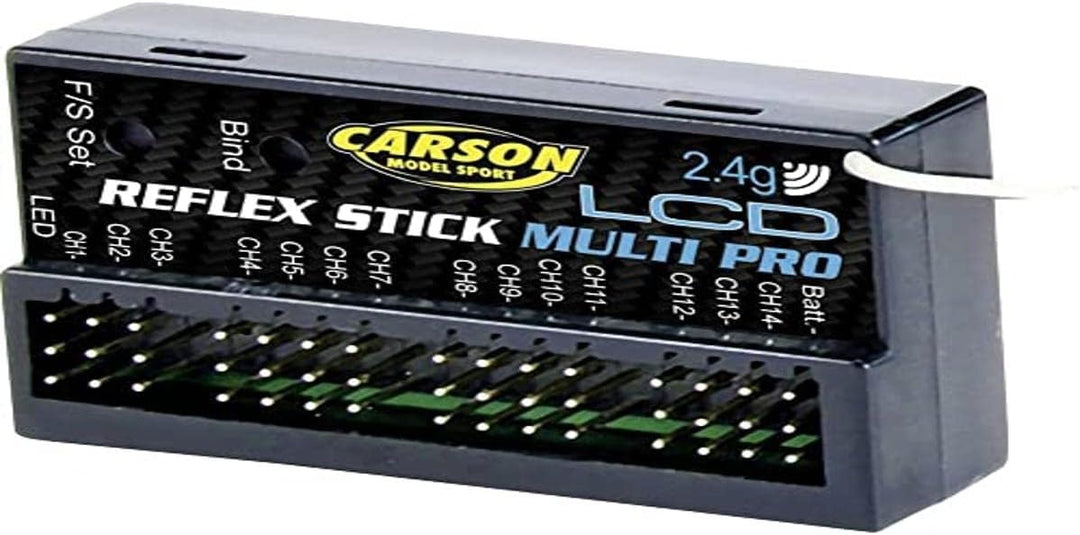 Carson 500501544 Empfäng. Reflex Stick Multi Pro LCD 2.4G