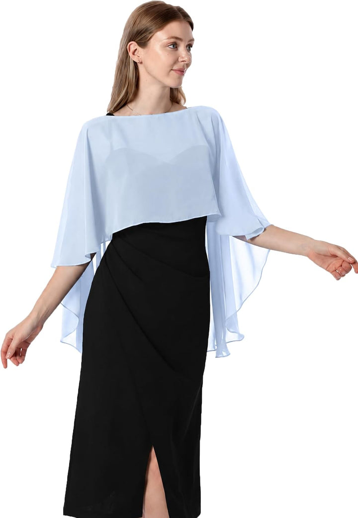 Hotshawl Damen Pashmina-Schal Einheitsgrösse Hell, blau, Einheitsgr&amp;