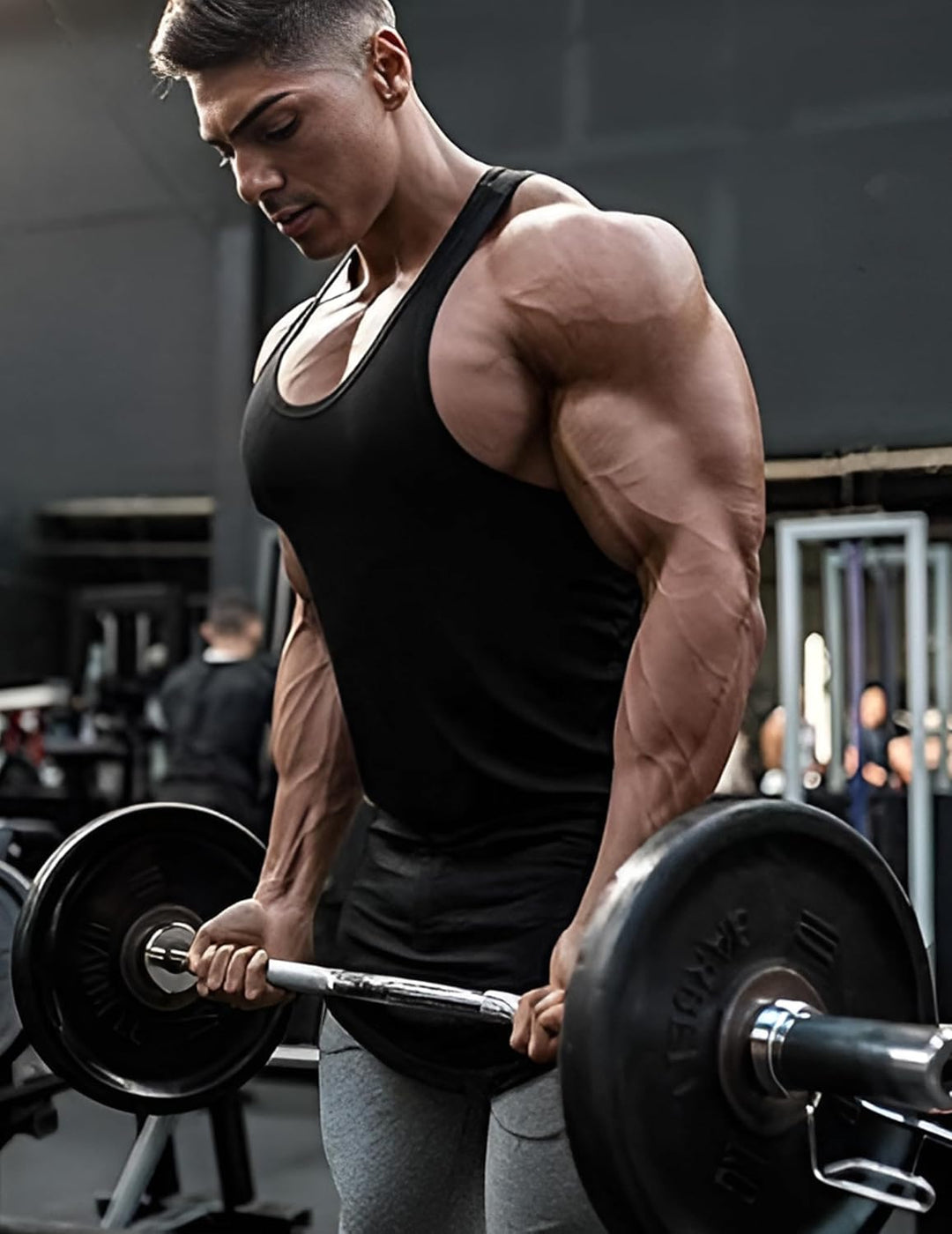 COOFANDY Herren Tank Top Bodybuilding Tanktops Ärmelloses Muskelshirt Fitness Stringer Achselshirts