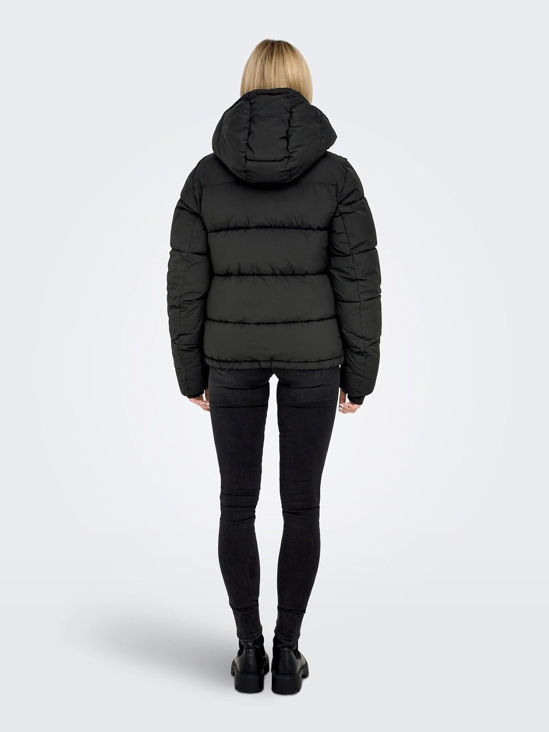 ONLY female Daunenjacke Stehkragen Steppjacke L Schwarz, L Schwarz
