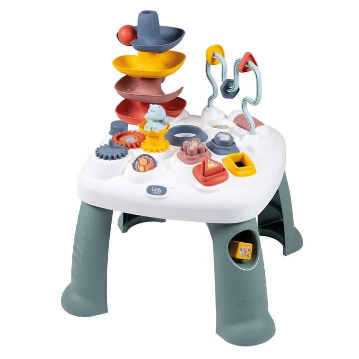 Smoby – Little Activity-Spieltisch – Aktivitätsspieltisch Motorikspielzeug mit Formen-Steckspiel, Ku