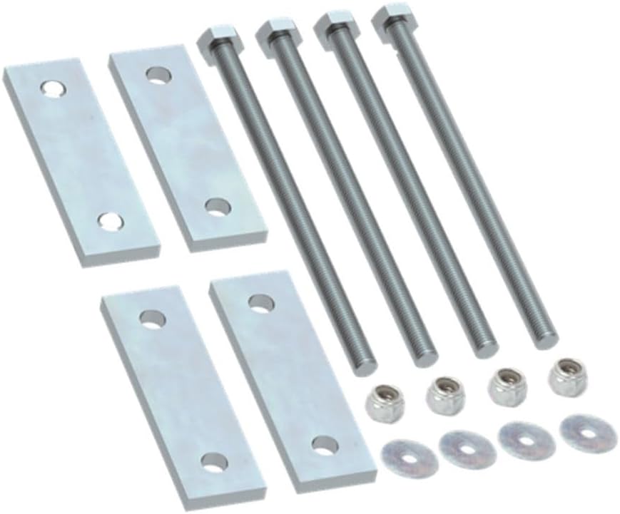 DAKEN Blackit L - 750 x 300 x 355 mm, Deichselbox mit 2 Schlösser, Werkzeugkasten für Anhänger Stauk
