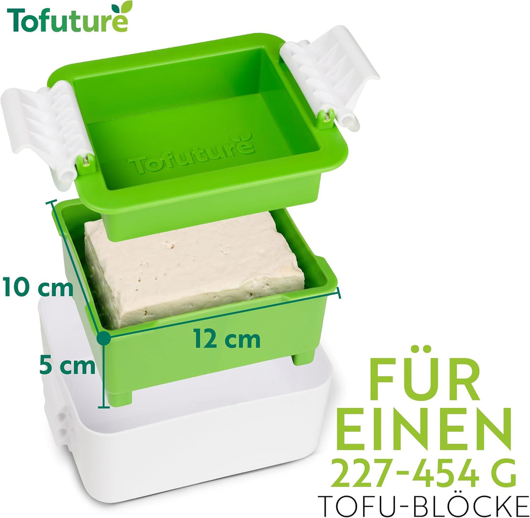 Tofu Press – Das Original, BPA-frei, spülmaschinenfest – Für festeren, schmackhafteren Tofu – Einfac