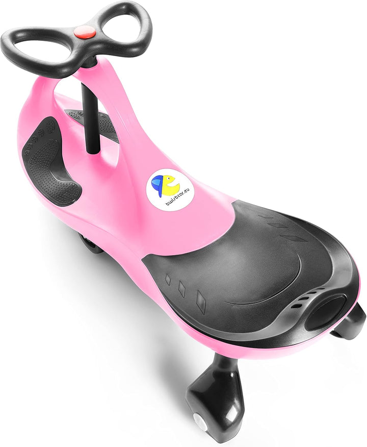 TWISTCAR Kids-Car, Auto mit Antrieb durch Lenkbewegung, Gummiräder, für Kinder ab 3 Jahren, Farbe: P