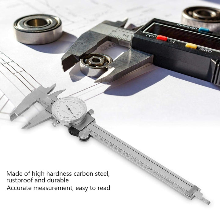 Zifferblatt Messschieber, rostfrei Hochhärte 0-150 mm Messschieber, für Messinstrument DIY Werkzeuge