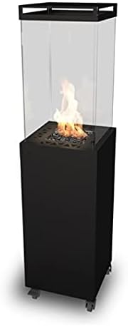 TermaTech Skagen Outdoor Gasfeuerstelle schwarz Gaskamin Gartenkamin