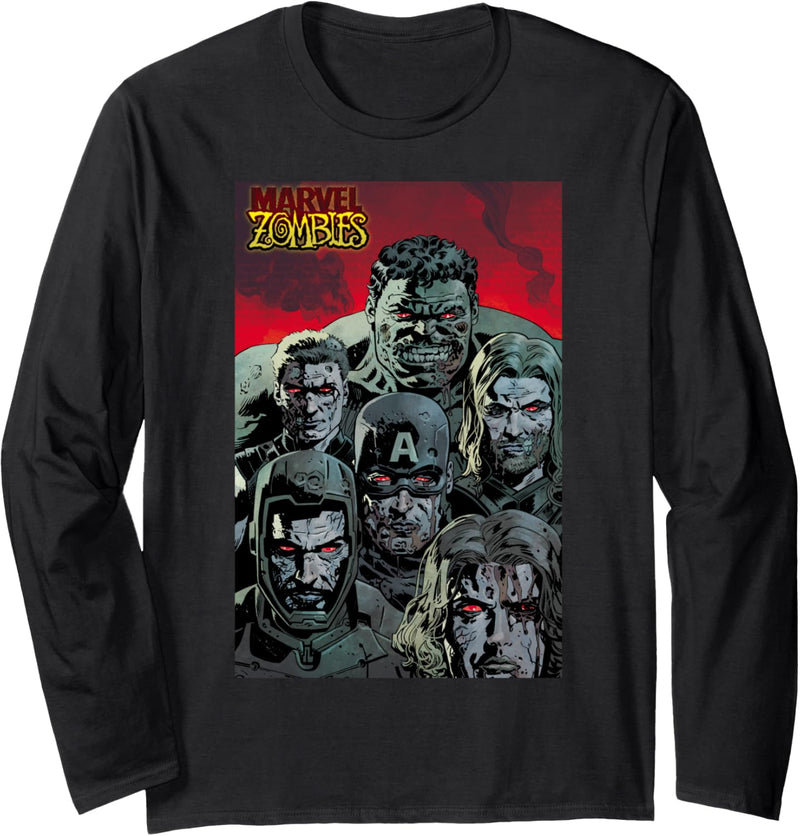 Marvel Zombies Avengers Zombie Group Shot Langarmshirt