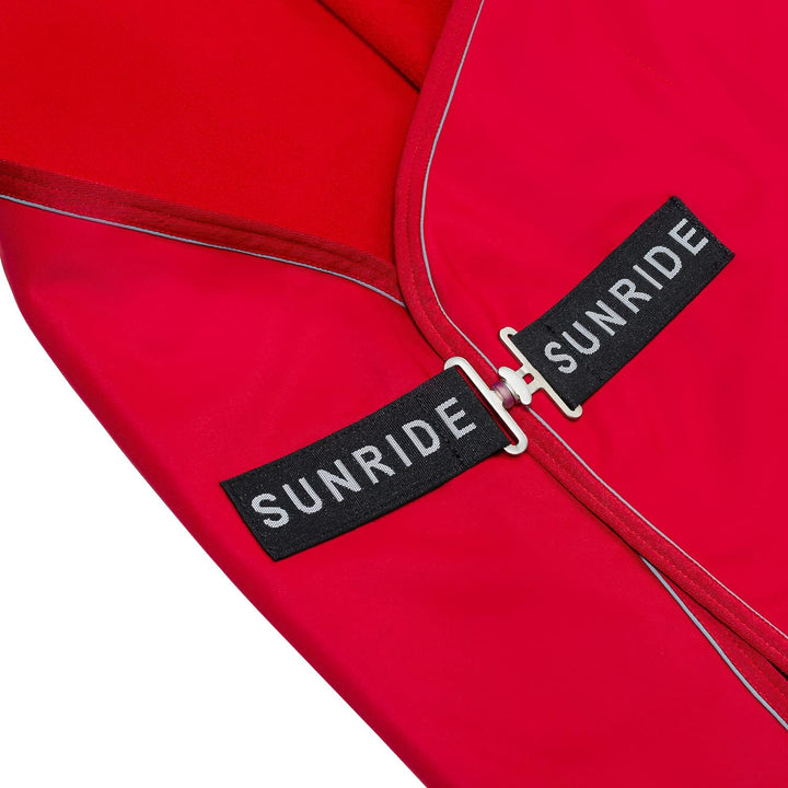Sunride Abschwitzdecke für Pferde (Boston) aus Softshell mit Fleece - schnelltrocknend, reflektieren