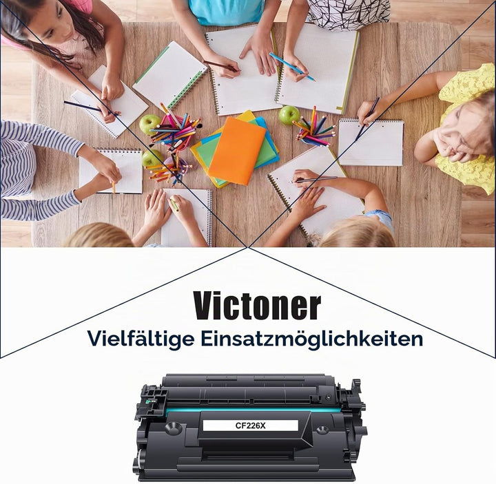 VICTONER Tonerkartusche Kompatibel für HP 26X CF226X 26A CF226A Laserjet Pro MFP M426fdw M426fdn M42