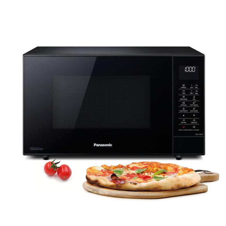 Panasonic NN-CT56 Mikrowelle (1000 Watt, mit Grill und Heissluft, Inverter Mikrowelle, 27 Liter, ger