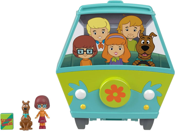 Polly Pocket x Scooby-DOO Partnership-Schatulle, Minipuppen und Spielset, Scooby-DOO und Velma Dinkl