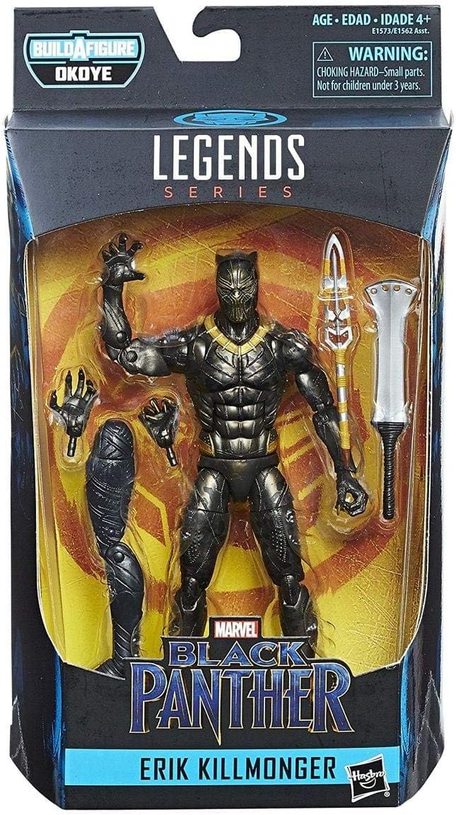 Marvel Action-Figur Legends Black Panther Erik Killmonger, ca. 15,2 cm