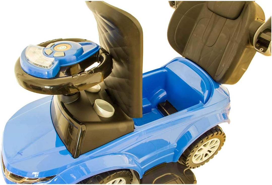 LEMODO Rutschauto mit Schiebestange | Rutschfahrzeug ab 1 Jahr | Rutscherfahrzeug mit Sicherheitsbüg