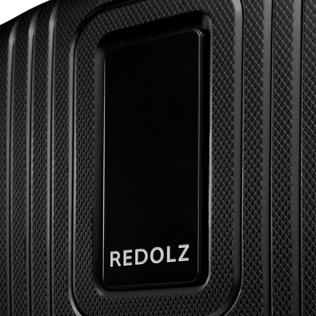 REDOLZ Hartschalen Handgepäck Kosmetik-Koffer | Stabiles Beauty-Case mit Aufsteckfunktion |34 x 17 x