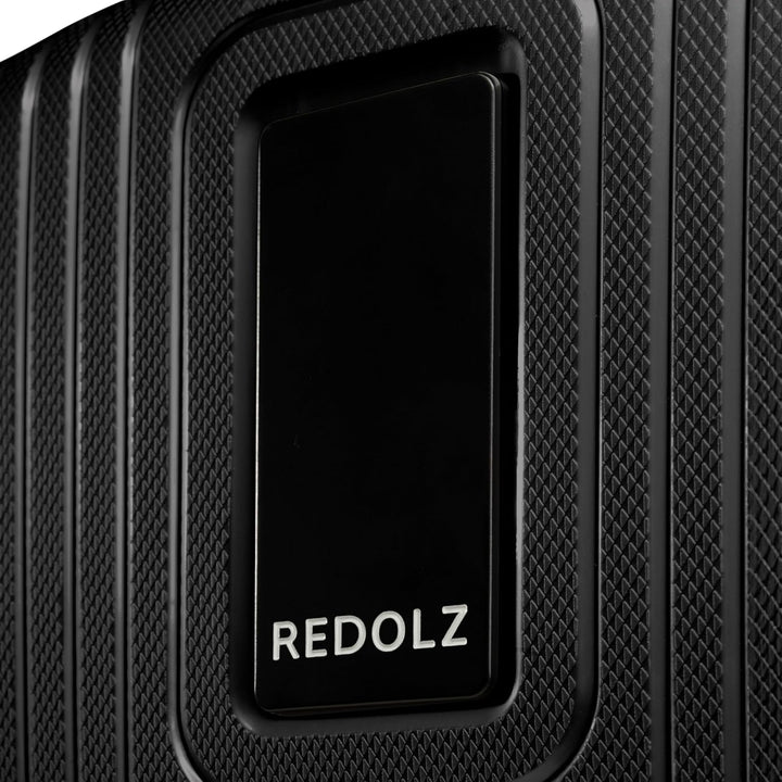 REDOLZ Hartschalen Handgepäck Kosmetik-Koffer | Stabiles Beauty-Case mit Aufsteckfunktion |34 x 17 x