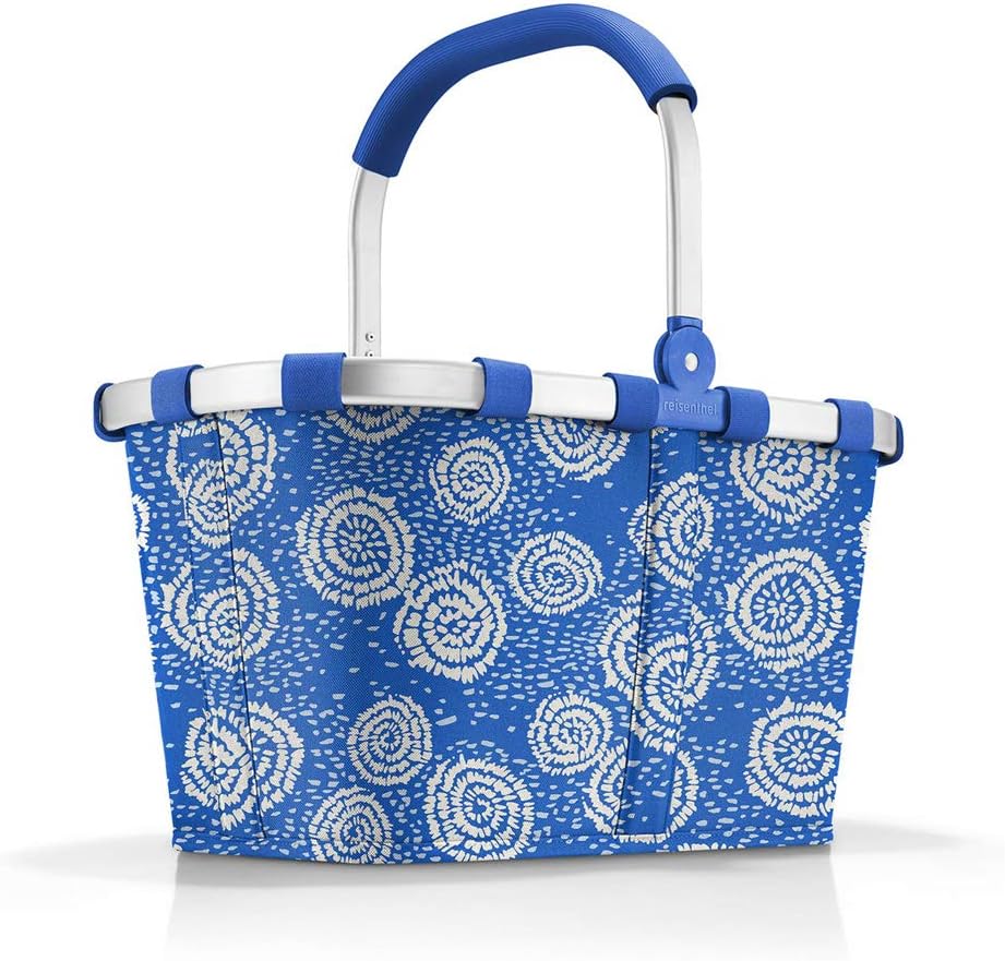 reisenthel carrybag Batik Blue – Stabiler Einkaufskorb mit viel Stauraum und praktischer Innentasche