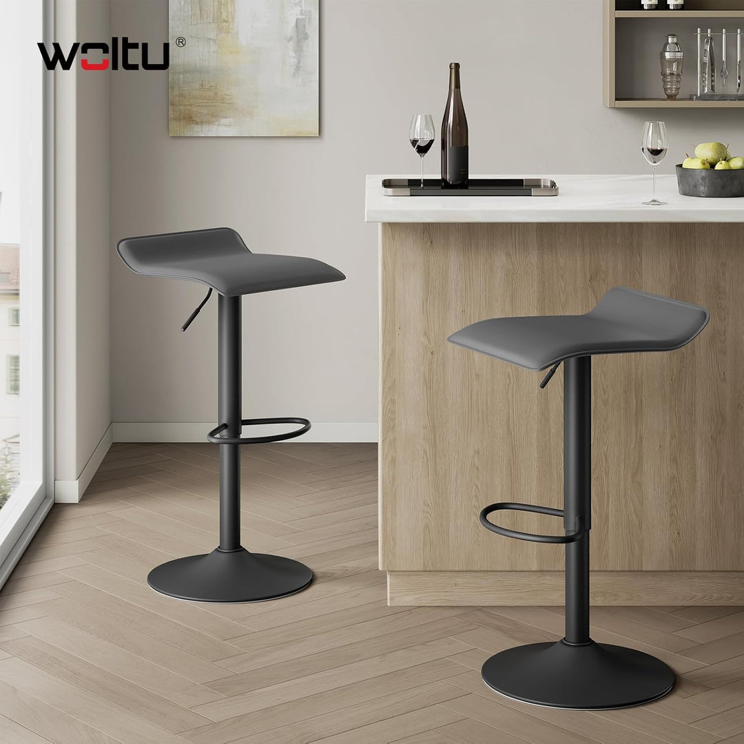 WOLTU Barhocker BH159gr-1 1er Set Barstuhl Tresenhocker Bistrohocker Designer Hocker, höhenverstellb