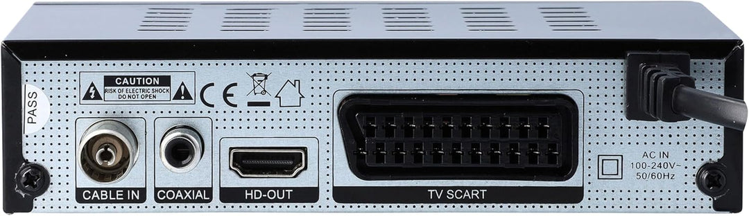 RED OPTICUM AX C100 HD Kabelreceiver I Digitaler Kabel-Receiver HD mit LED-Display - EPG - HDMI - US
