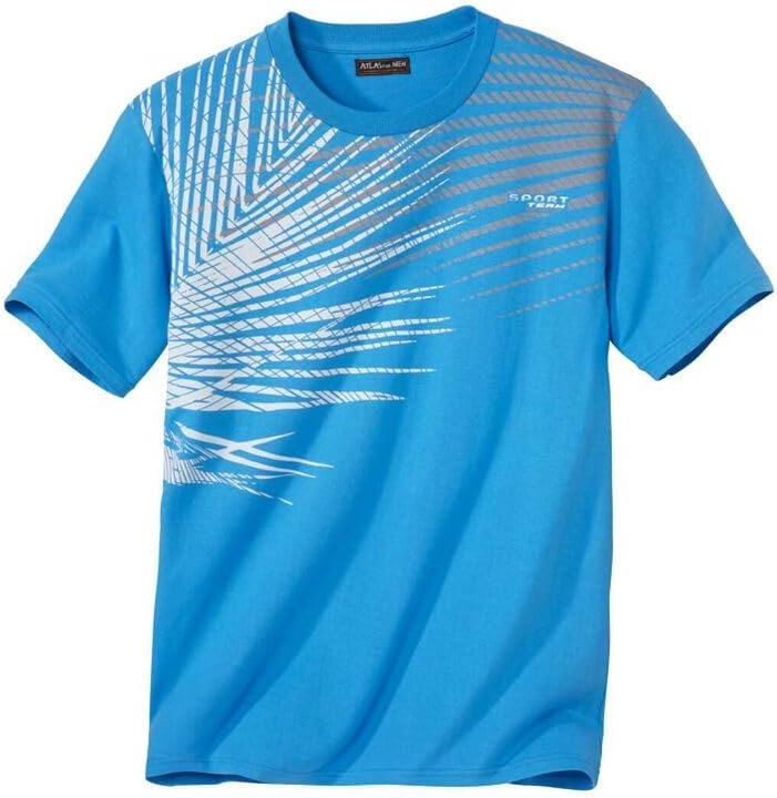 ATLAS FOR MEN - 3er-Pack Herren T-Shirts - Rundhalsausschnitt - Kurze Ärmel - Verfügbar in grossen G