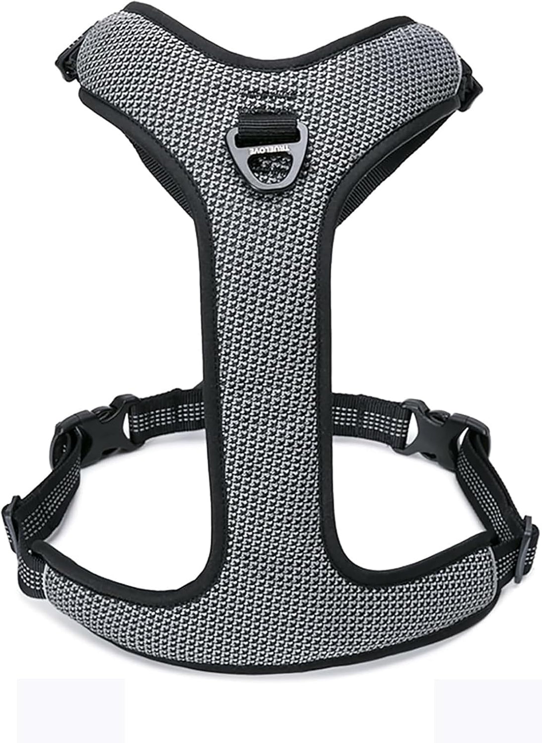 TRUE LOVE Hundegeschirr Outdoor Adventure II Reflektierende Weste mit 2 Leinenbefestigungen passende