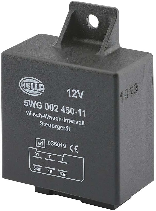 HELLA - Relais, Wisch-Wasch-Intervall - 12V - 6-polig - Anschlussanzahl: 6 - 5WG 002 450-111