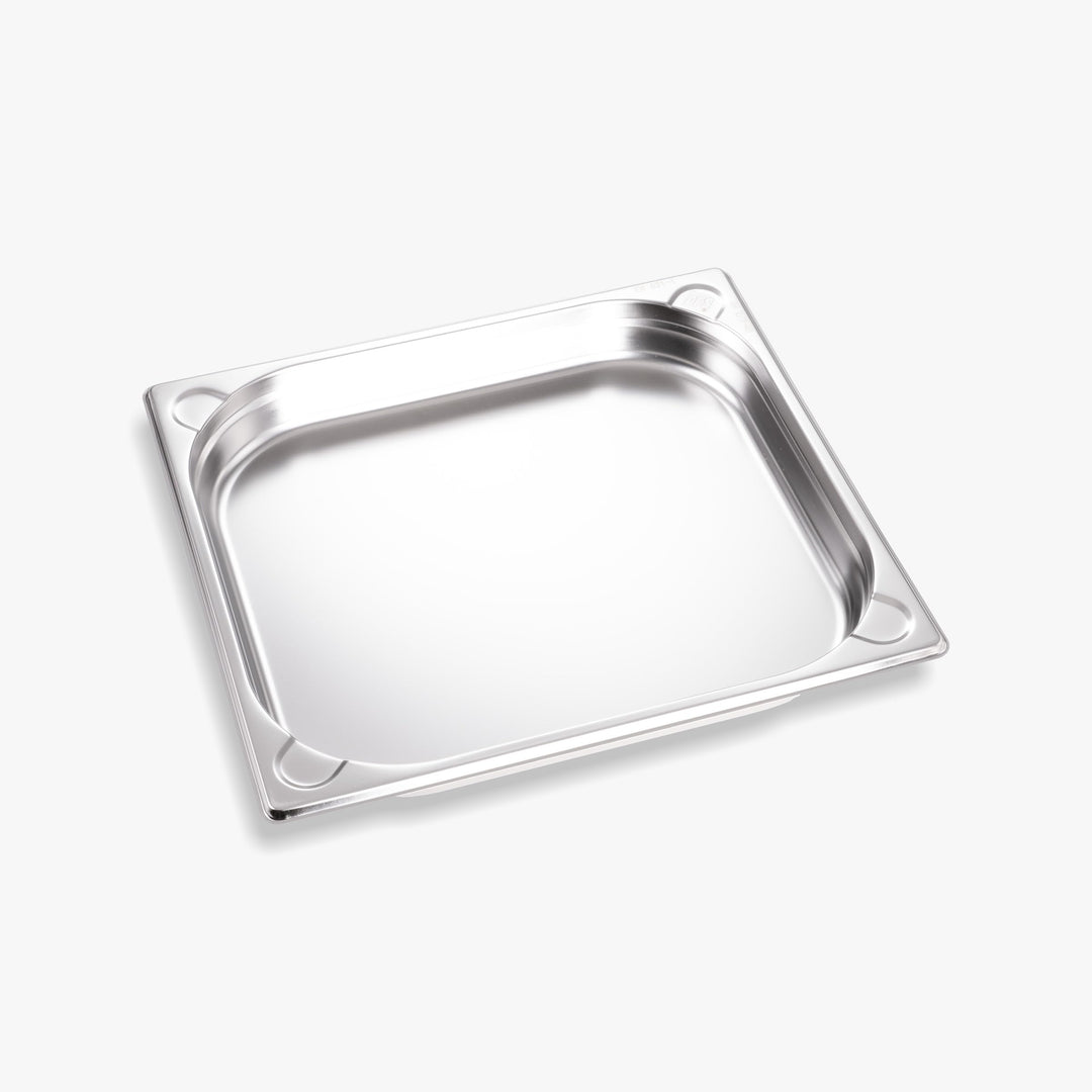Beefer - Gastroschale XL GN 2/3 H40 mm Edelstahl - Vielseitige Grill- & Smoker-Schale