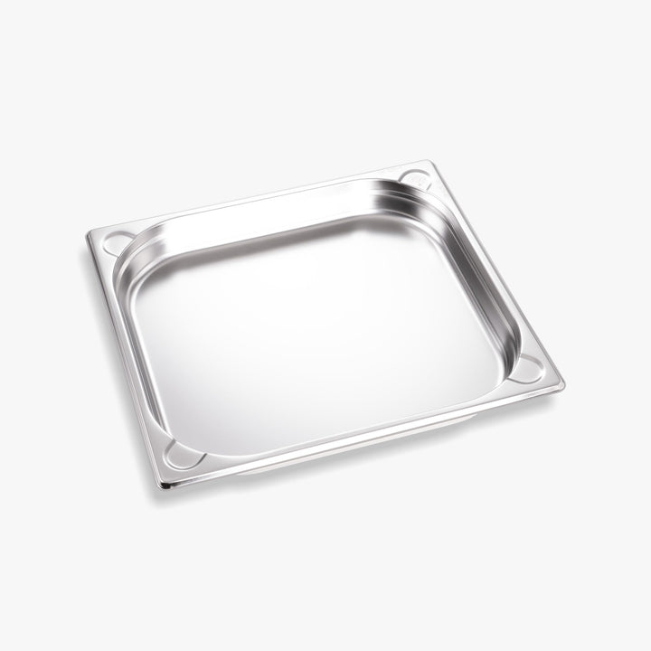 Beefer - Gastroschale XL GN 2/3 H40 mm Edelstahl - Vielseitige Grill- & Smoker-Schale